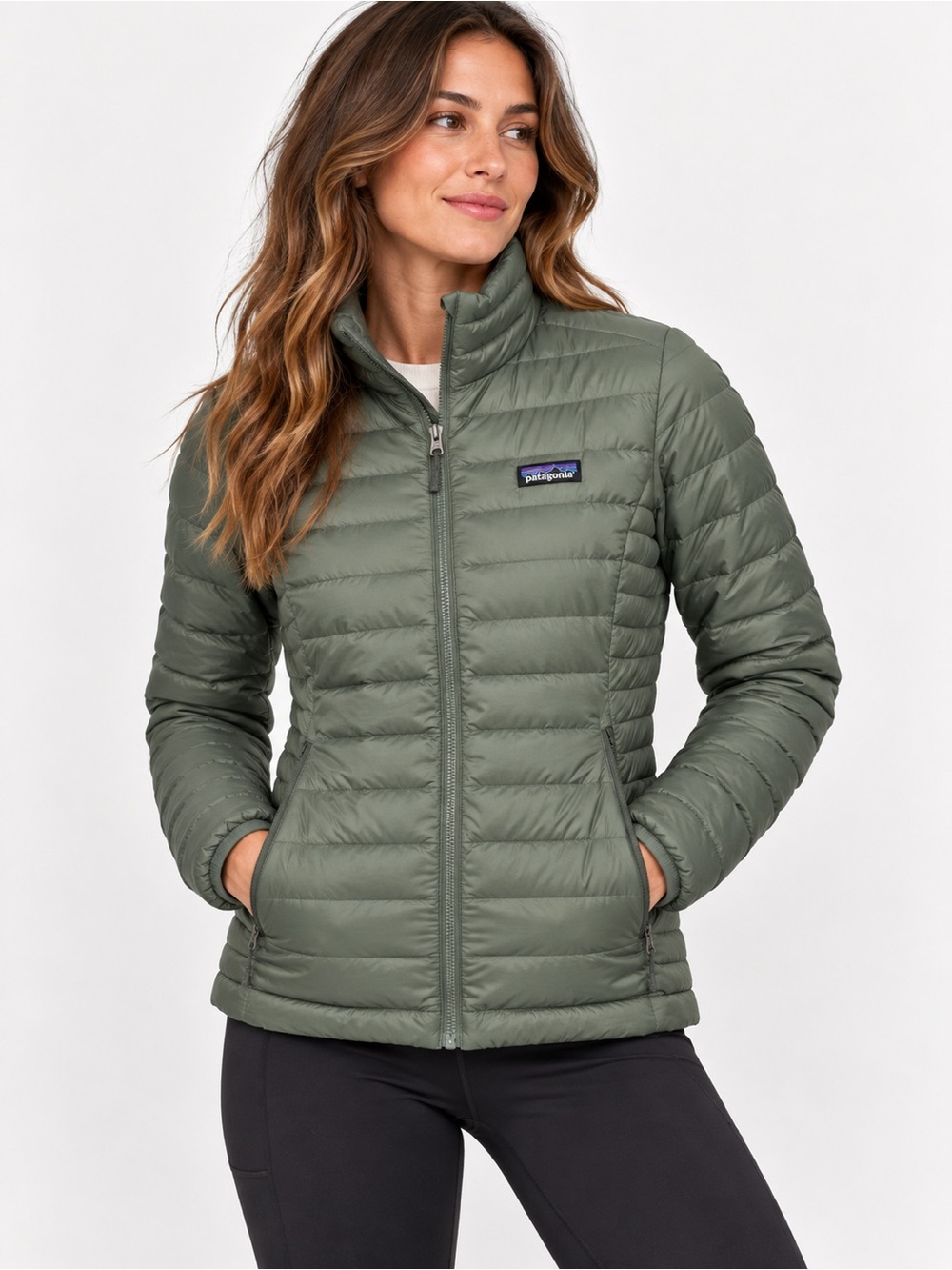 Patagonia Down Sweater Jacket Army Green Women’s XS